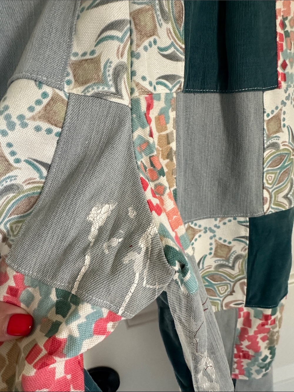 Patchwork Jumpsuit - Picture 7 of 16